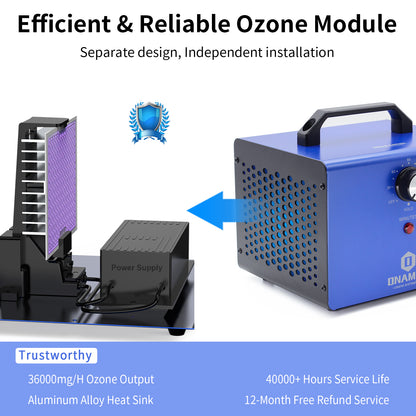 Ozone Generator Air Purifier Cleaner NM-008 36000mg/H