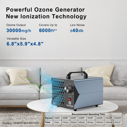 Ozone Generator Air Purifier Cleaner NM-006 30000mg/H